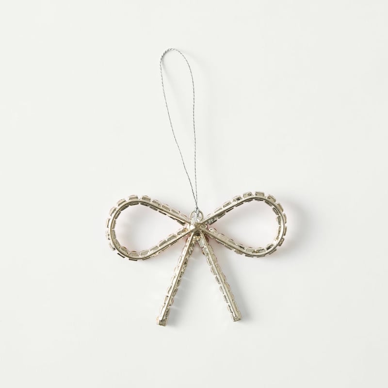 Crystal Jewel Pink & Red Bow Decoration