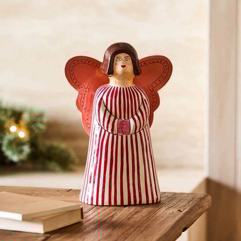 Papier Mache 12 Days of Christmas Angel