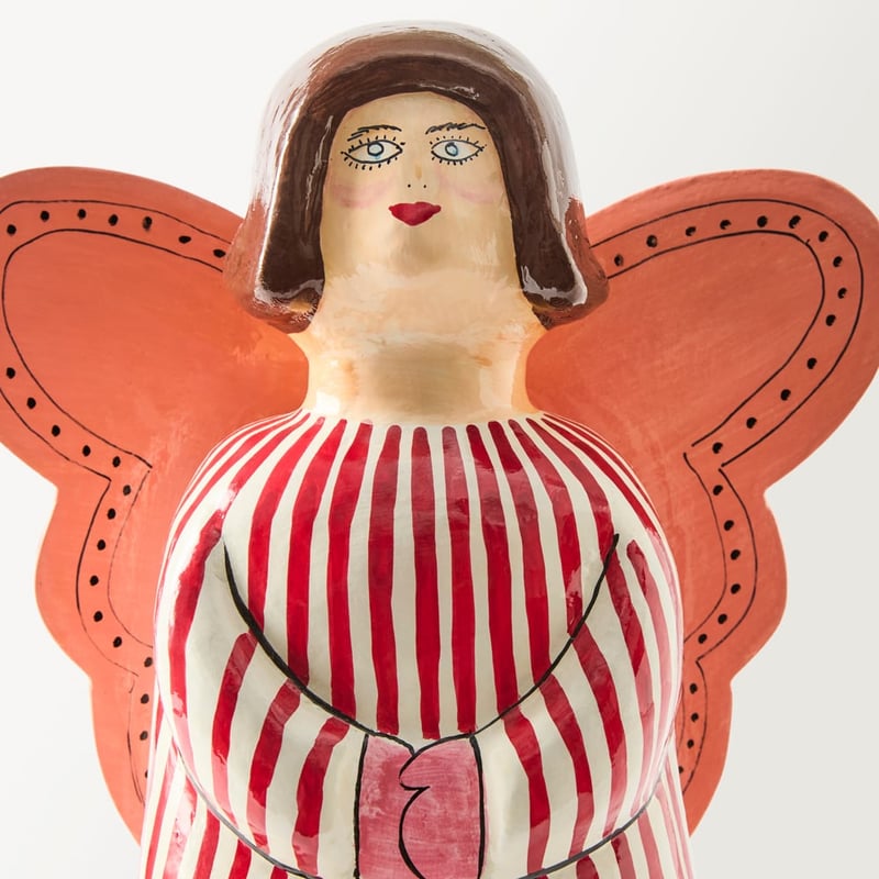 Papier Mache 12 Days of Christmas Angel