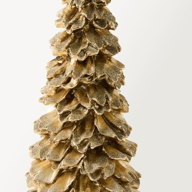 Gold Christmas Ruffle Tree