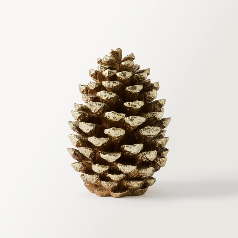 Festive Gold Pine Cone