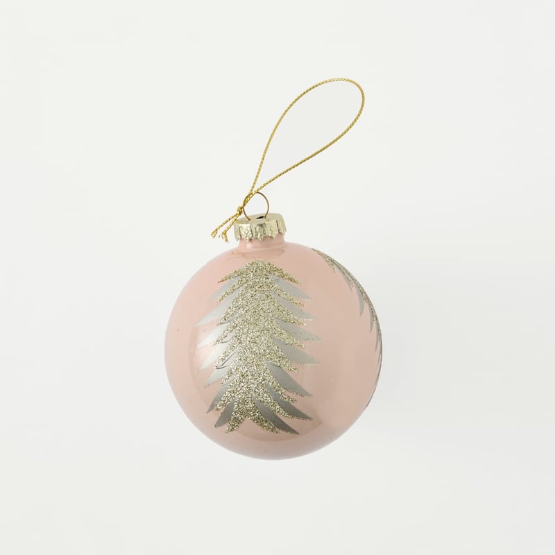 Glitter Bauble Set of 28