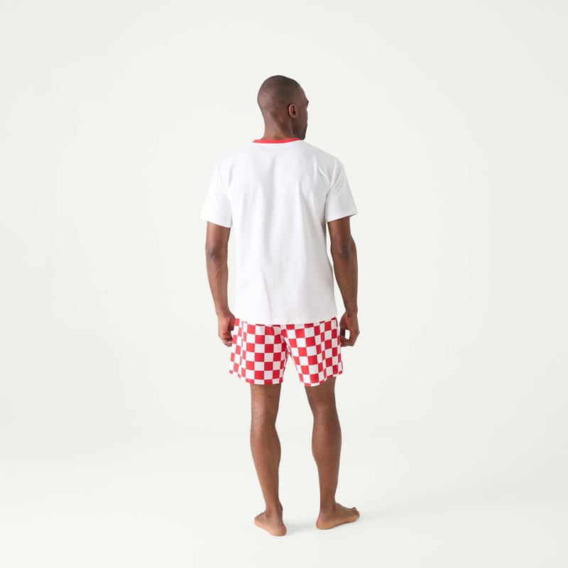 Men's Holly Jolly Red Short Pyjama Set