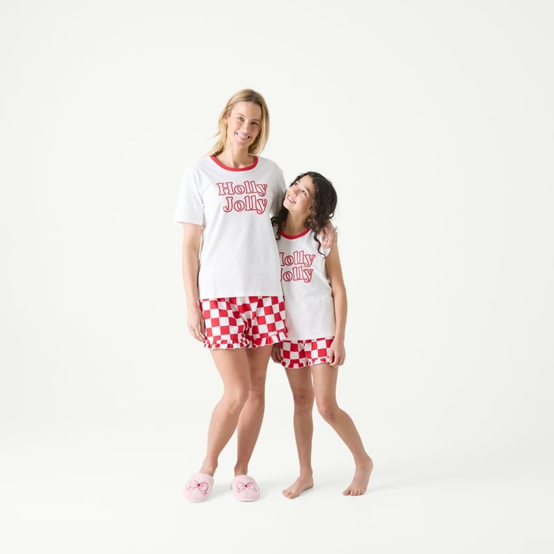 Women's Holly Jolly Red Short Pyjama Set