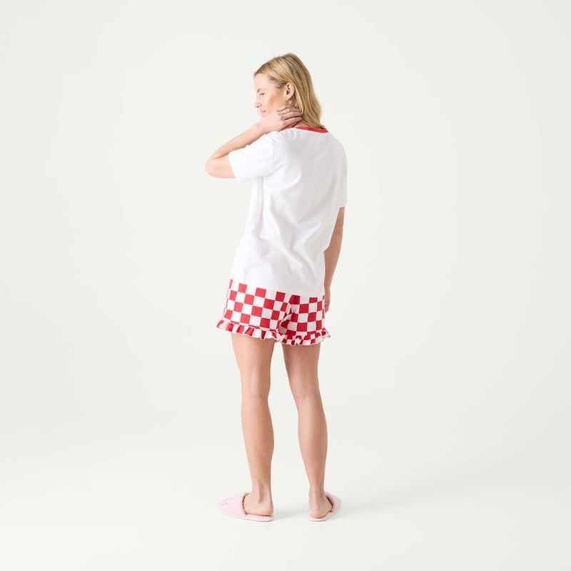 Women's Holly Jolly Red Short Pyjama Set