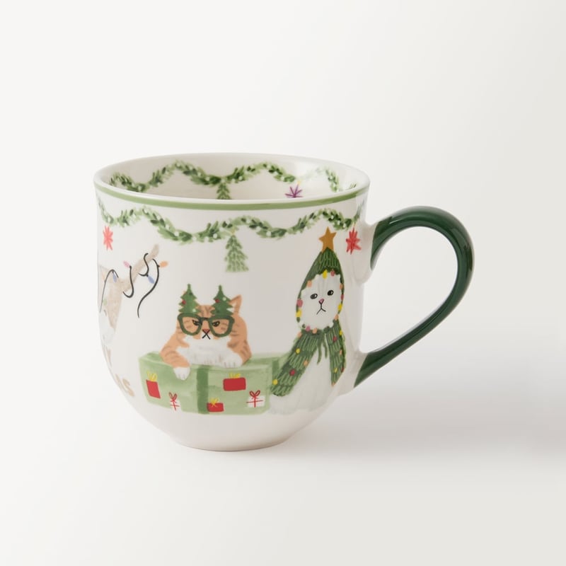 Meowy Christmas Mug