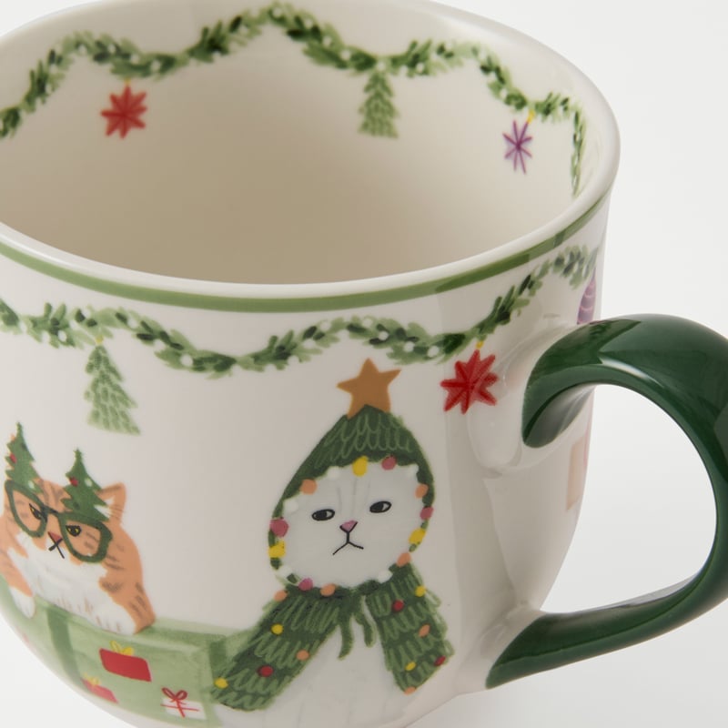 Meowy Christmas Mug
