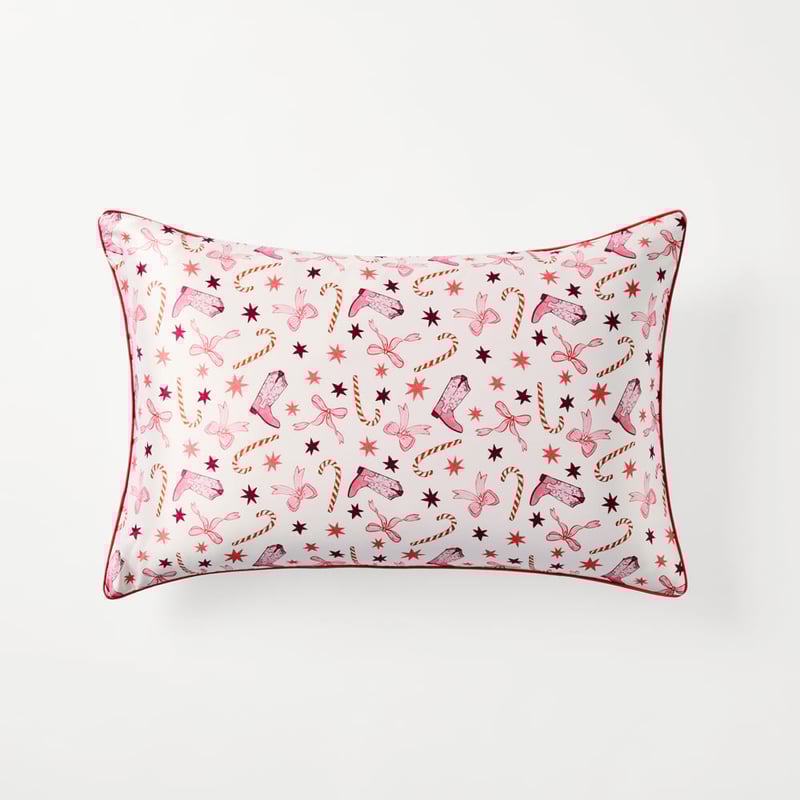 Sweet Dreams Christmas Cowgirl Silk Pillowcase