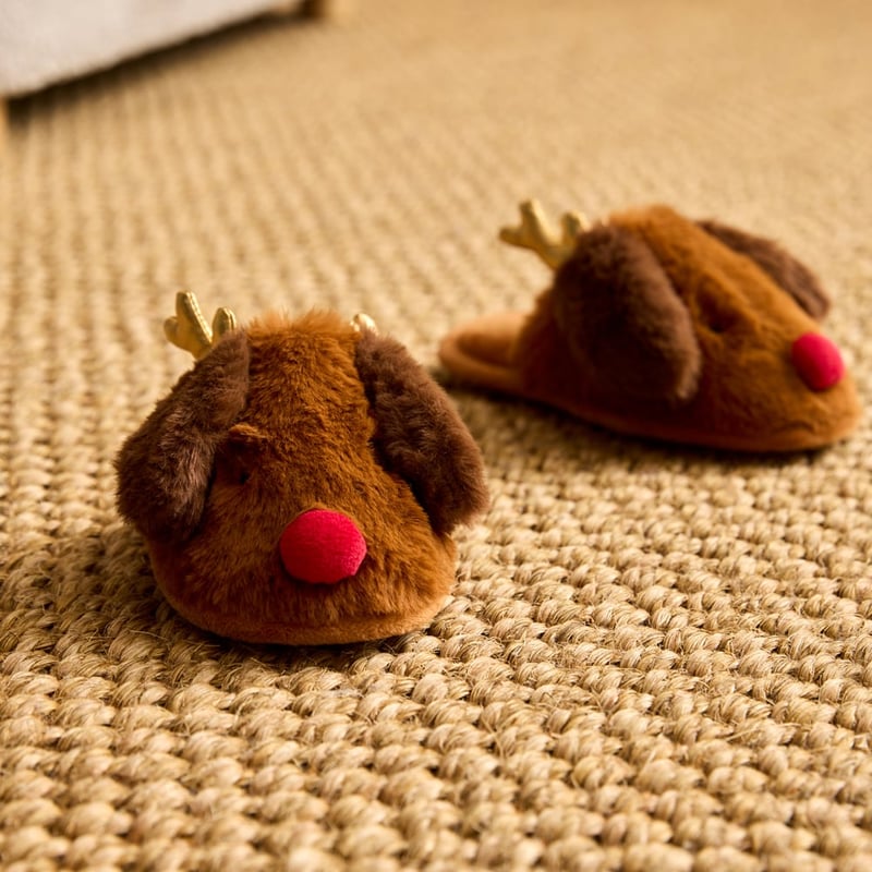 Christmas Dachshund Slippers