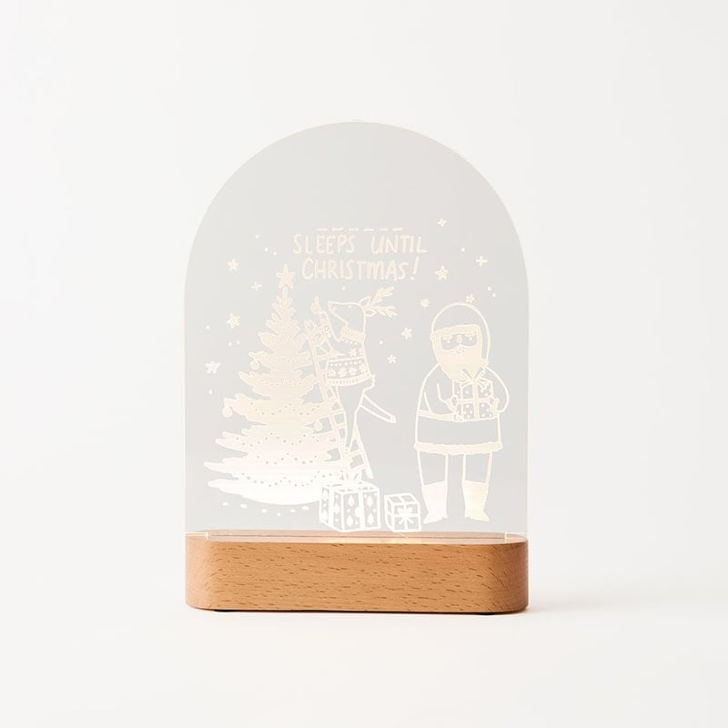 Santa Christmas Countdown Light