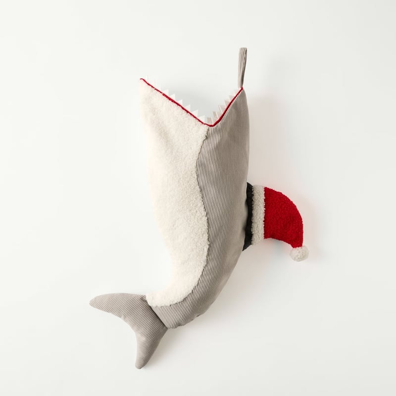 Grey Shark Stocking