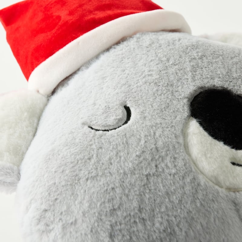 Grey Koala Christmas Cushion