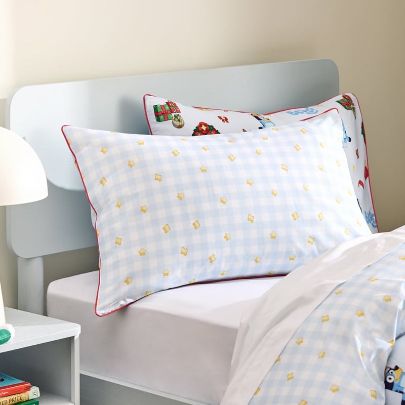 Bluey Christmas Blue Quilt Cover Set