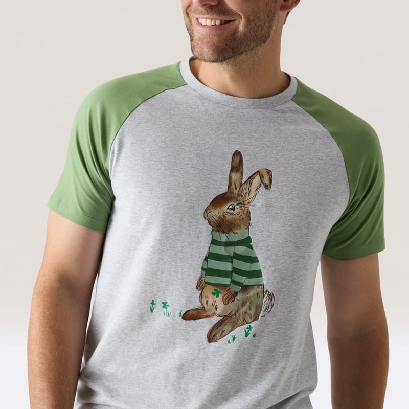 Mens Easter Binky Thyme Long Pyjama Set