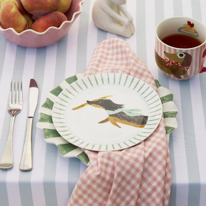 Dachshund Breakfast Club Patisserie Dachshunds Plate