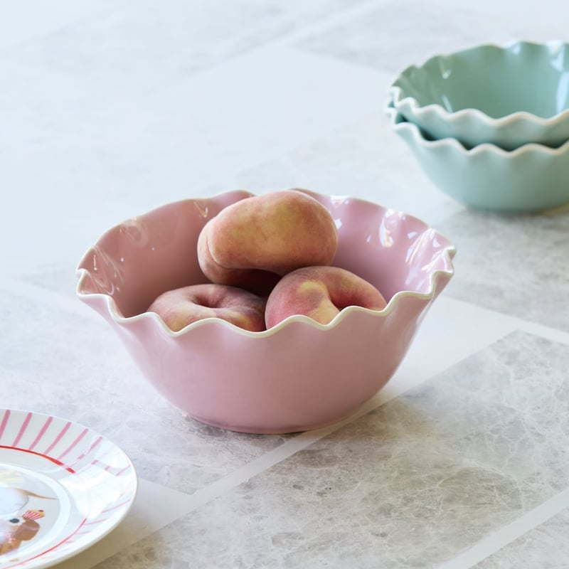 Frill Pink Large Bowl