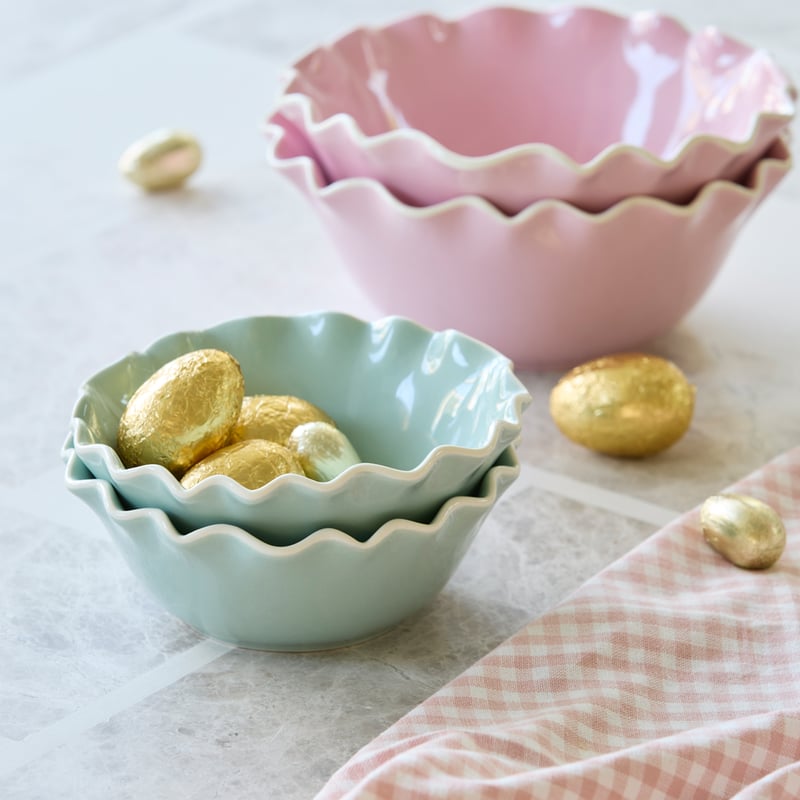 Frill Pink Large Bowl