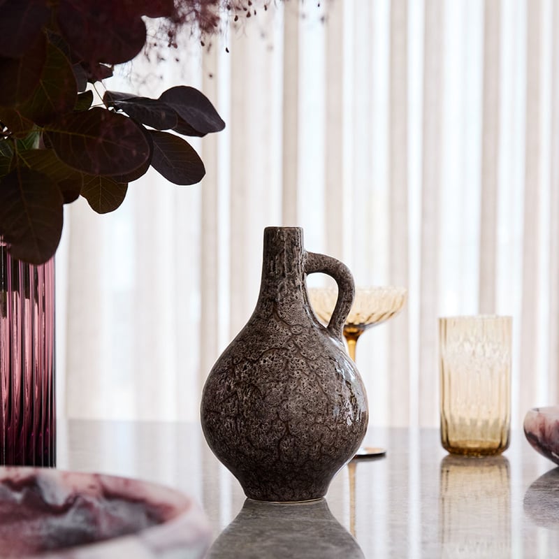 Sardinia Chocolate Bottle Vase