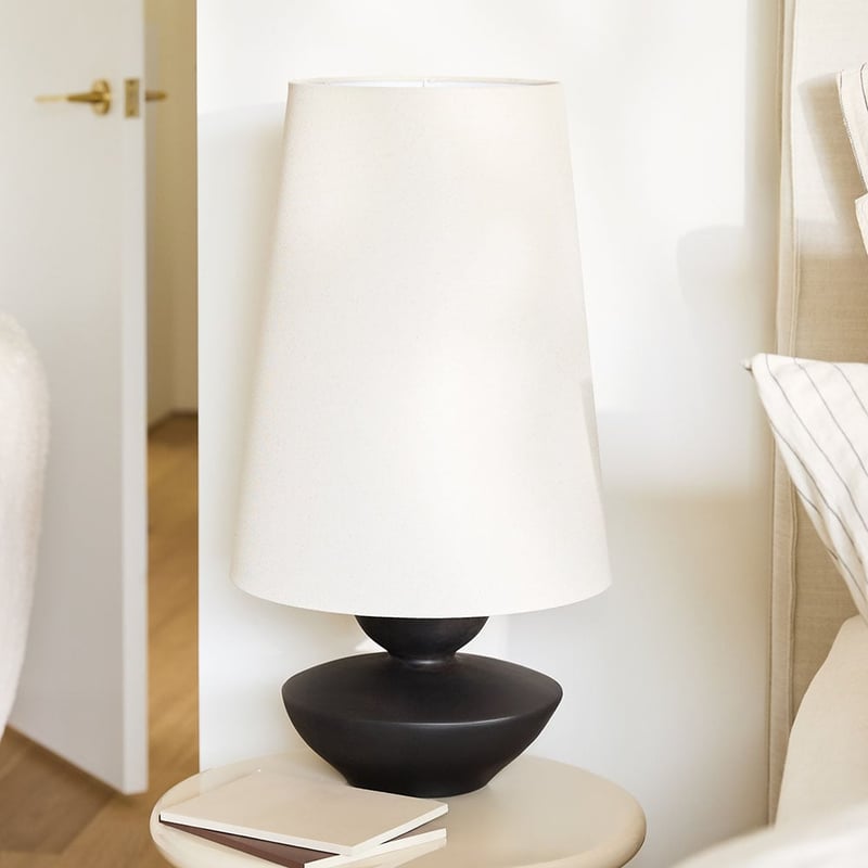 Oron Chocolate & Linen Table Light