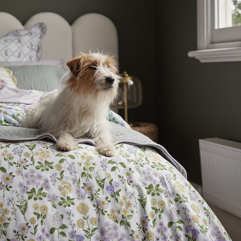 Josephine Floral Soft Blue Quilt Cover Set + Separates