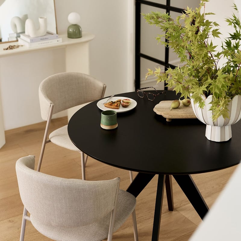 Malone Beige Dining Chair Set of 2