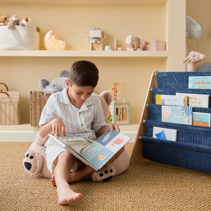 Kai Cord Blue Bookshelf