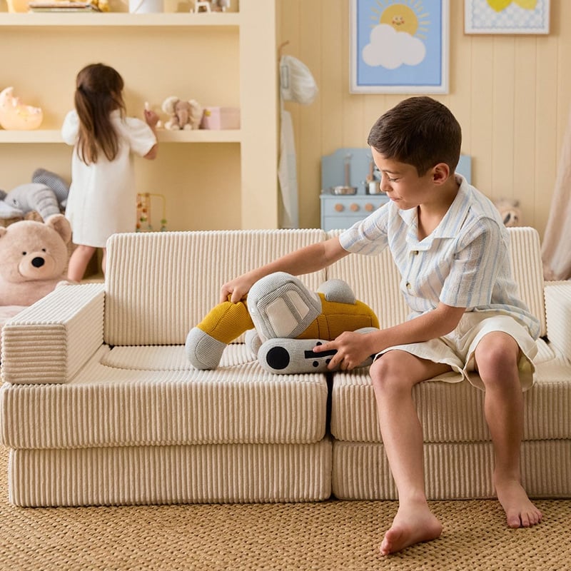 Cord Natural Play Sofa Set
