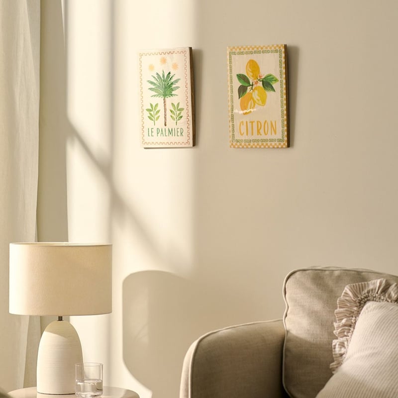 Spring Awakening Citron Timber Wall Art