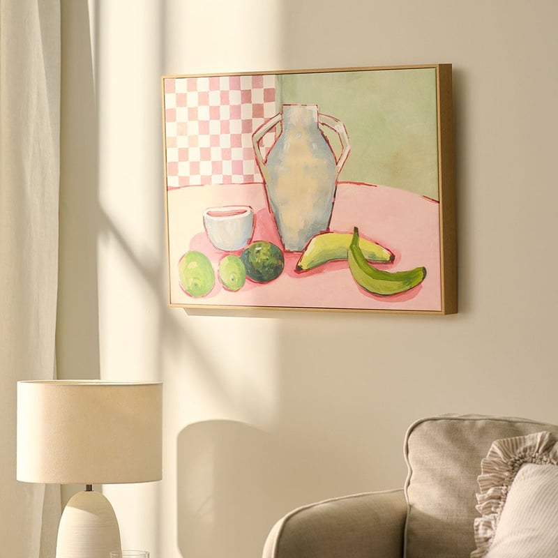 Table Style Summer Tabletop Canvas