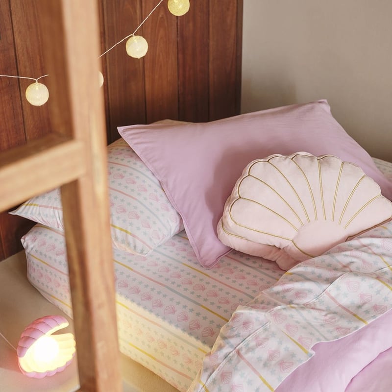 Bella Mermaid White Sheet Set