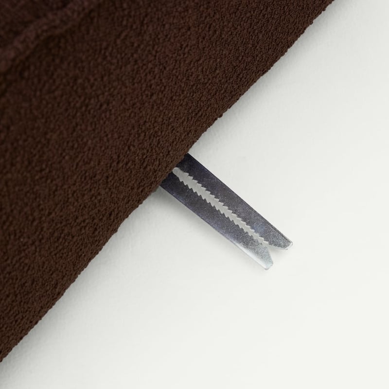 Otis Chocolate Boucle Corner Lounge Chair