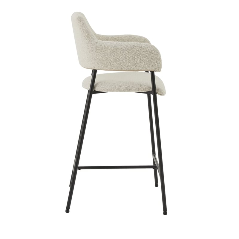 Rhodes Pearl Boucle Counter Stool