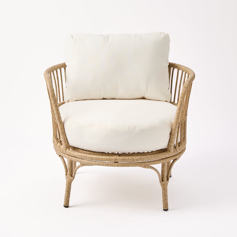 Bondi Natural & White Outdoor Lounge Set