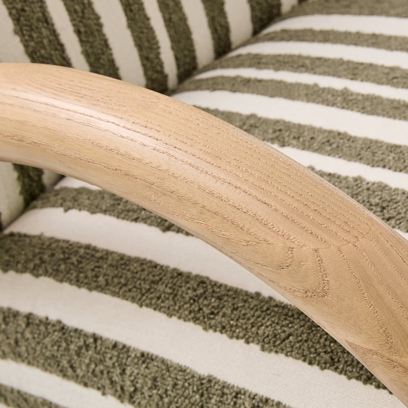 Salo Forest Stripe & Ash Chair