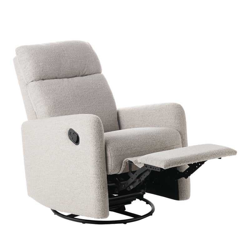 Riley Beige Boucle Recliner Chair