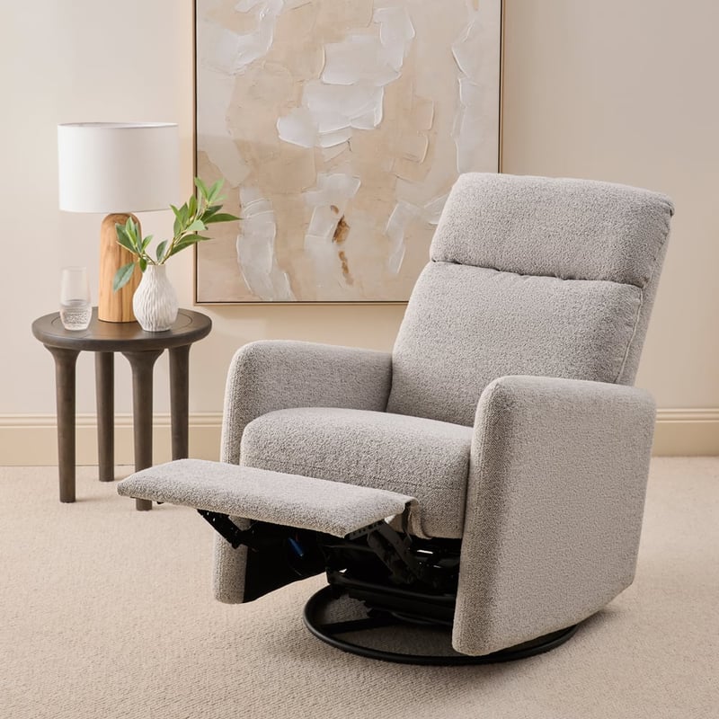 Riley Beige Boucle Recliner Chair