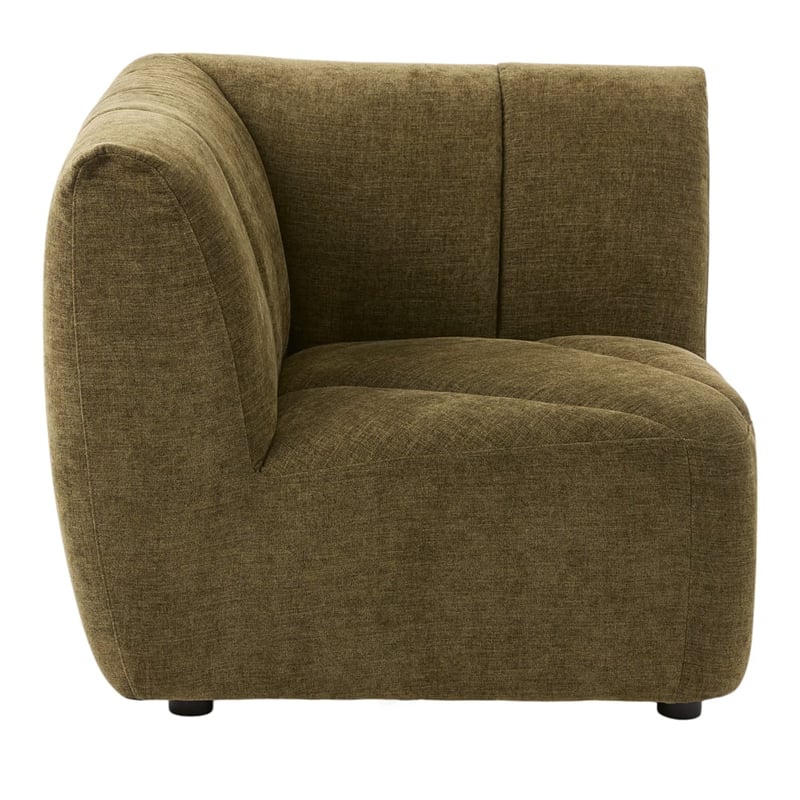 Sierra Olive Corner Modular Lounge Chair