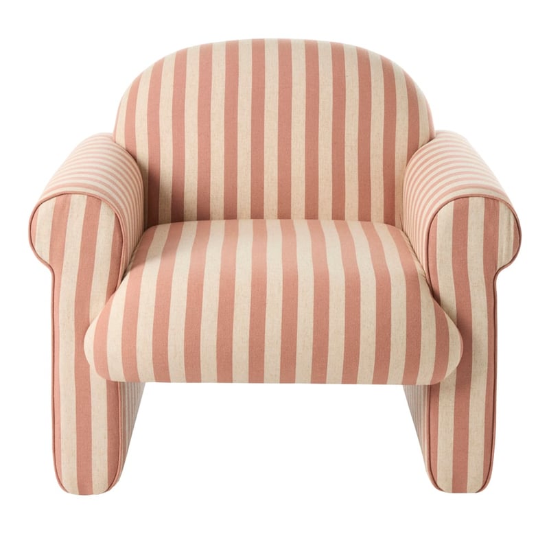 Sarina Rosewood Stripe Chair