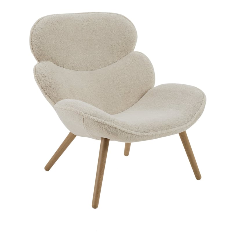 Owen Beige Shearling Chair
