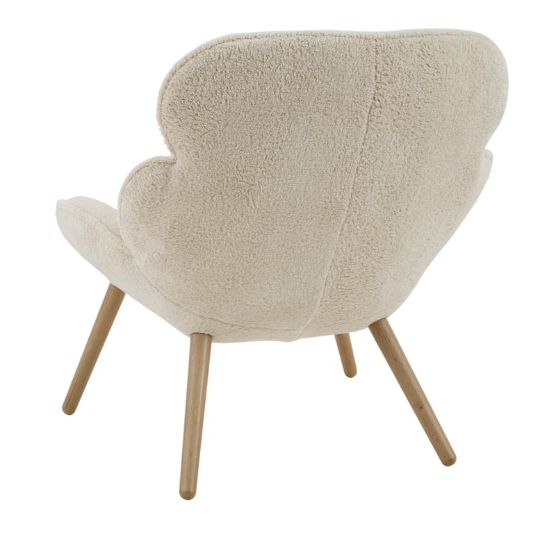 Owen Beige Shearling Chair