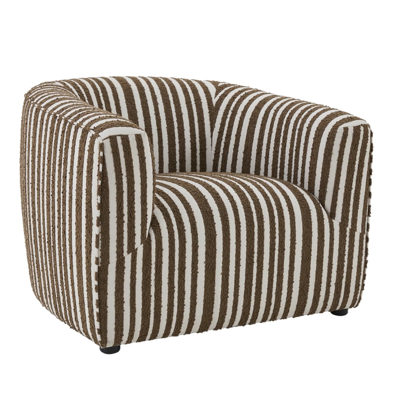Oakwood Chocolate Stripe Chair