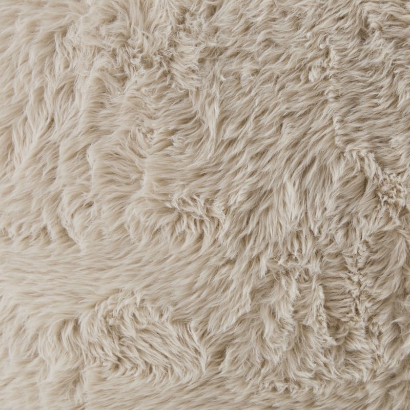 Scarlette Beige Fur Lounge Chair