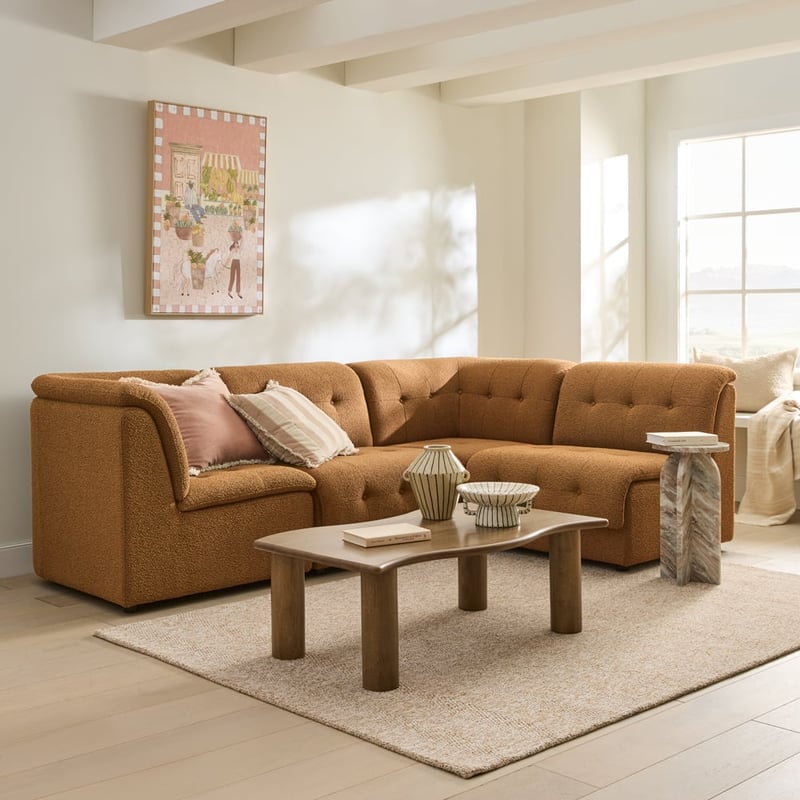 Moses Spice Corner Modular Lounge Chair