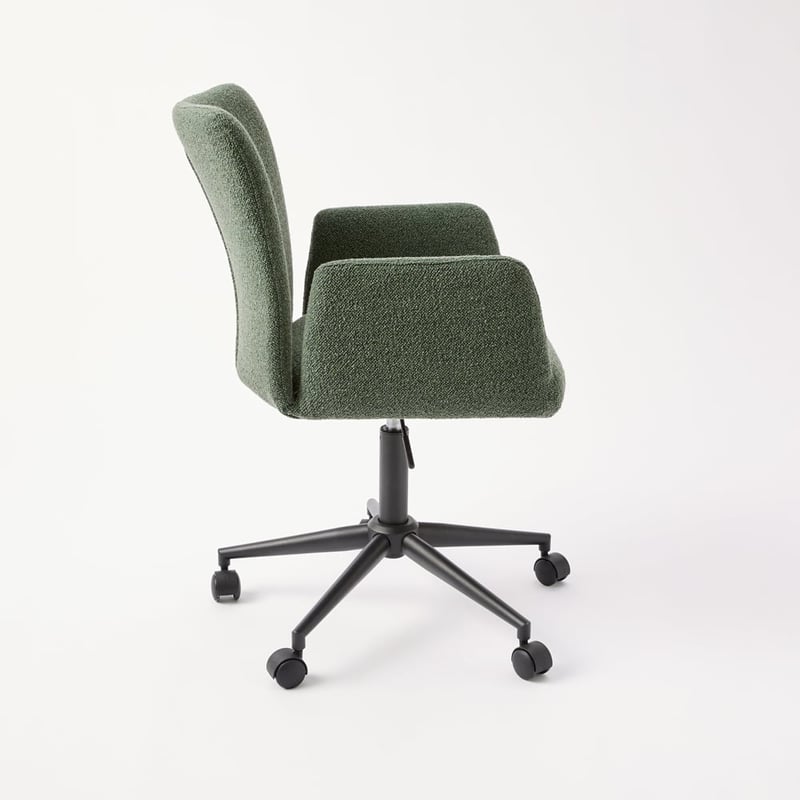 Dante Sage Boucle Desk Chair