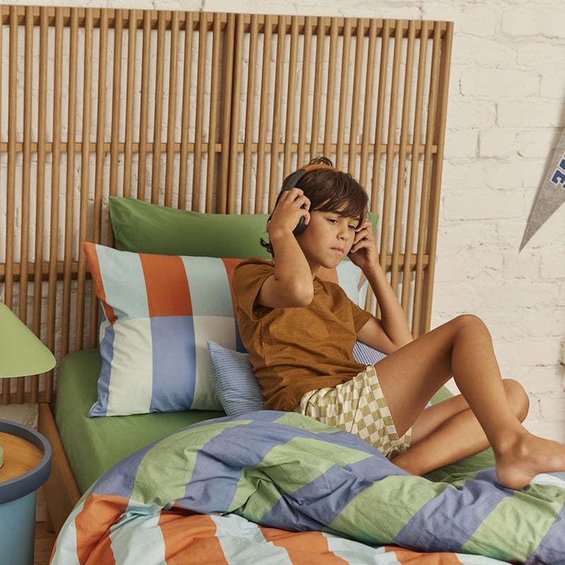 Mark Tuckey Slat Oak Modular Bedhead Panel