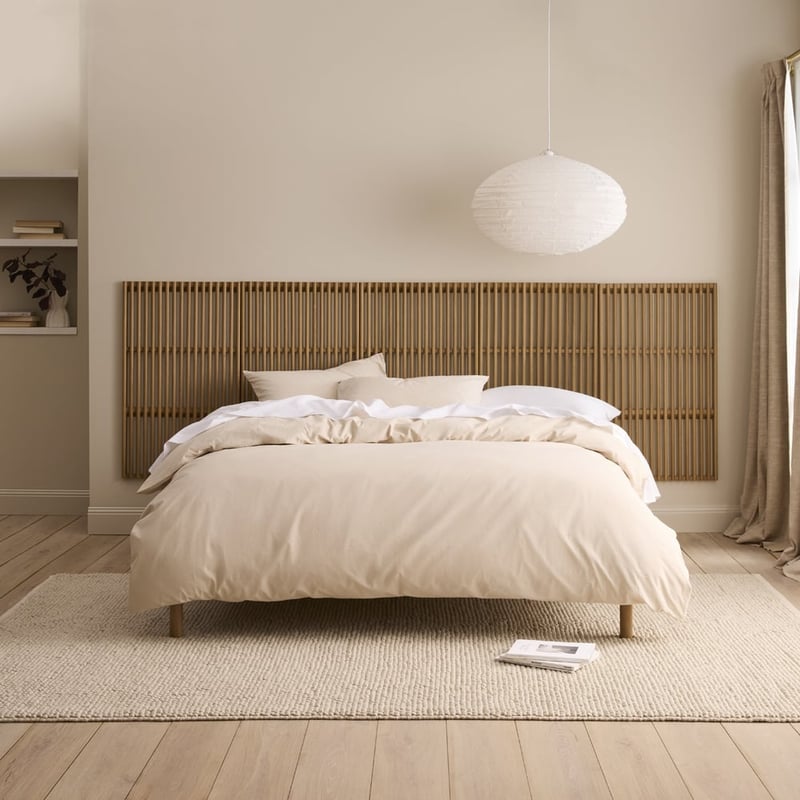 Mark Tuckey Slat Oak Modular Bedhead Panel