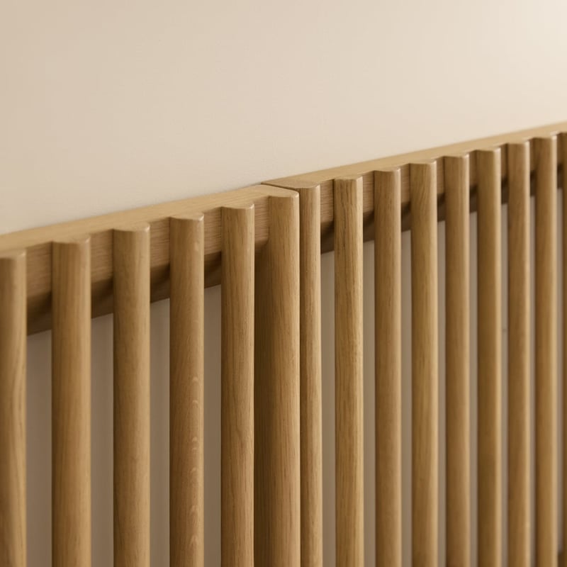 Mark Tuckey Slat Oak Modular Bedhead Panel