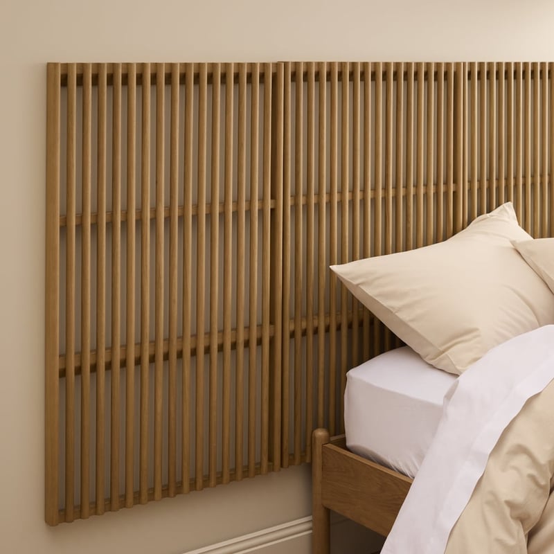 Mark Tuckey Slat Oak Modular Bedhead Panel