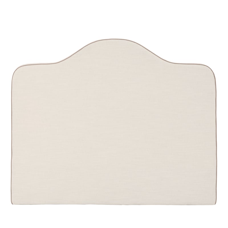 Cliveden Natural, Hazelnut & Hyde Print Reversible Bedhead