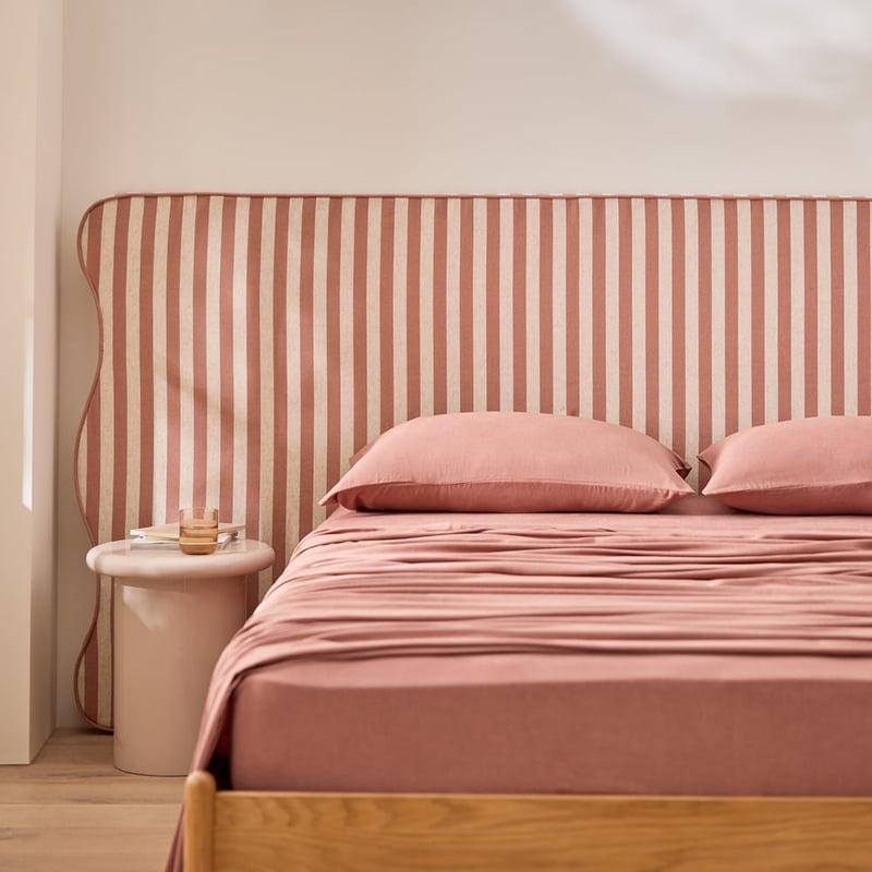 Della Clay Stripe Wide Bedhead